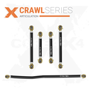 5pc Crawl Series Rear Adjustable Control Arm, Track Bar Kit