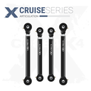 4pc Cruise Series Rear Adjustable Control Arm Kit