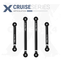 4pc Cruise Series Rear Adjustable Control Arm Kit
