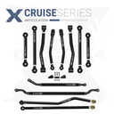 12pc Cruise Series Adjustable Control Arm, Track Bar, Steering Kit