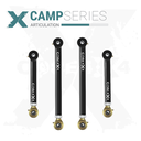 4pc Camp Series Rear Adjustable Control Arm Kit