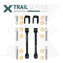 2pc Trail Series Front Fixed Length End Links