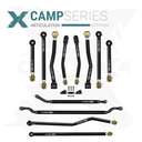 12pc Camp Series Adjustable Control Arm, Track Bar, Steering Kit