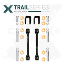 2pc Trail Series Front Fixed Length End Links