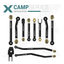 10pc Camp Series Adjustable Control Arm, Track Bar Kit