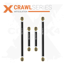 4pc Crawl Series Rear Adjustable Control Arm Kit
