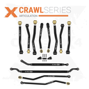 12pc Crawl Series Adjustable Control Arm, Track Bar, Steering Kit