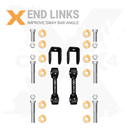 2pc Front Fixed length End Links