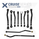 10pc Cruise Series Adjustable Control Arm, Track Bar Kit