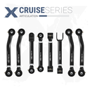 8pc Cruise Series Adjustable Control Arm Kit