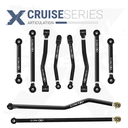 10pc Cruise Series Adjustable Control Arm, Track Bar Kit