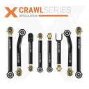 8pc Crawl Series Adjustable Control Arm Kit
