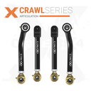 4pc Crawl Series Front Adjustable Control Arm Kit