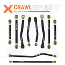 10pc Crawl Series Adjustable Control Arm, Track Bar Kit