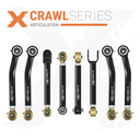 8pc Crawl Series Adjustable Control Arm Kit