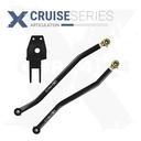 2pc Cruise Series Front, Rear Adjustable Track Bar Kit