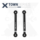 2pc Town Series Front Upper Adjustable Control Arms