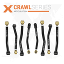 8pc Crawl Series Adjustable Control Arm Kit