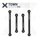 4pc Town Series Fixed Length Rear Control Arm Kit