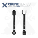 2pc Cruise Series Front Upper Adjustable Control Arms