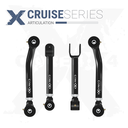 4pc Cruise Series Front Adjustable Control Arm Kit