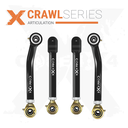 4pc Crawl Series Front Adjustable Control Arm Kit