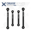 4pc Cruise Series Rear Adjustable Control Arm Kit