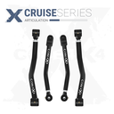 4pc Cruise Series Front Adjustable Control Arm Kit