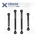 4pc Cruise Series Rear Adjustable Control Arm Kit