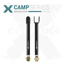 2pc Camp Series Front Upper Adjustable Control Arms