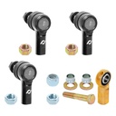 RockJock Adjustable Sway Bar End Link Rod End Pack for JL/JT Front, Sealed Style