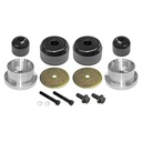 RockJock Bump Stop Kit, TJ/LJ Rear, Incl. Polyurethane RockJock Bump Stops, Aluminum Spacers, Hardware