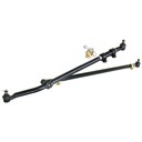 RockJock Currectlync Steering System, TJ/LJ/XJ/MJ, Bolt-On, Incl. 1 1/4 in. Dia. Tie Rod/Forged Drag Link, HD Steering Stabilizer Shock Mounting Kit