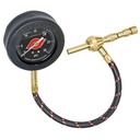 RockJock Elite Analog Tire Deflator, 3 in. Stainless Steel Liquid Filled Gauge, Rubber Cover, Zipper Case
